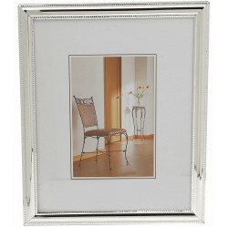 Porta Retrato 13 Por 18cm Aço Friso Prata Wolff
